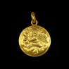 gold angel pendant