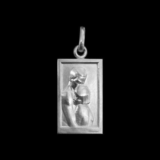 silver medallion