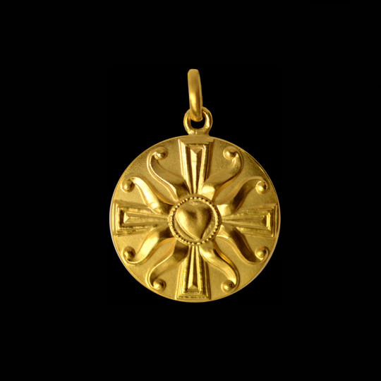 Cross medallion