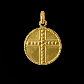 gold cross pendant 