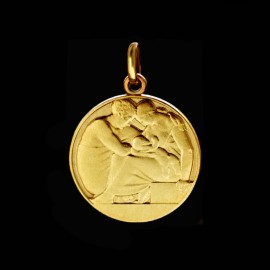 Holy family medallion