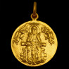 Gold Medallion necklace