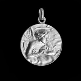 angel medallion necklace