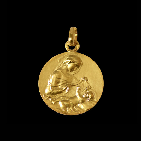 virgin mary medal