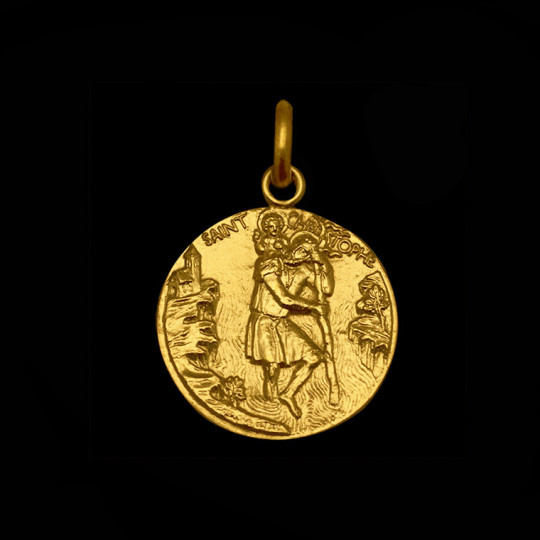 St Christopher medallion