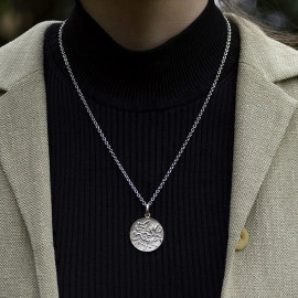 Silver cable chain n°5