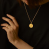 Gold necklace for her