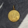 Joan of Arc medallion necklace